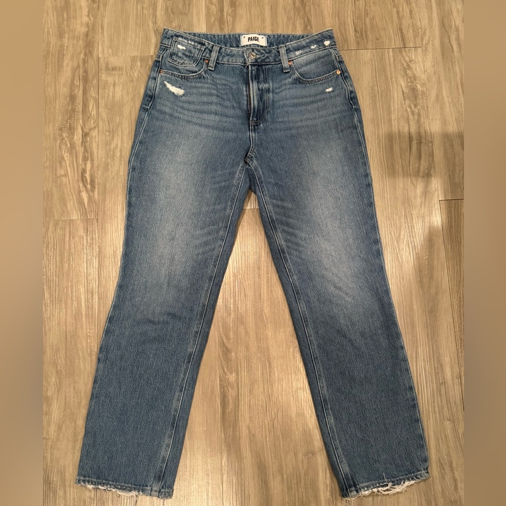 PAIGE Women's Noella Straight Leg Jeans - Picture 6 of 14